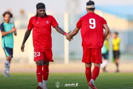 تیوی بیفوما مهاجم پرسپولیس و تیم ملی کنگو - علی علیپور مهاجم پرسپولیس و تیم ملی ایران - لیگ برتر ایران