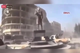 تخریب مجسمه کاوه آهنگر در سکوت مجامع بین المللی