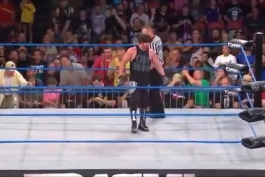 مسابقه ای جی استایلز و جف هاردی در کمپانی TNA
