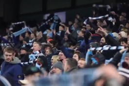 تشویق و سرود بی‌نظیر هواداران منچسترسیتی 