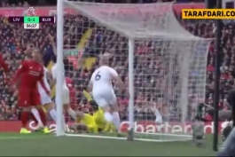 گل مستقیم اشلی وست وود از نقطه ی کرنر به لیورپول