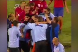پیروزی ارمنستان در مقابل لهستان در مقدماتی یورو 2008 با گل زیبای هملت مخیتاریان هافبک پاس تهران