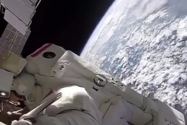 صحنه هایی بی نظیر از فضانوردی فضانوردان بر فراز زمین  (حجم 6.5 مگ)
