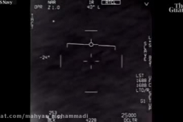 🔥🔥🔥 لحظه شناسایی یوفو(UFO --> پرنده ناشناس) توسط جنگنده های آمریکایی و متحیر ماندن آنان از سرعت آن!!!