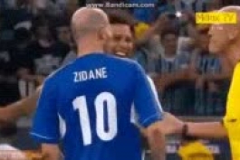 سنگین🔥زیدان  رونالدو برزیلی  پیر لویجی کولینا