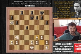 یک حمله بی‌نظیر و حساب شده در استایل میخائیل تال از شطرنج باز سوریه ای الاصل آمریکایی یاسر سیروان. سیروان قهرمان جهان آناتولی کارپف را له می‌کند.