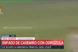 🔥🔥🔥عصبانیت شدید کاسمیرو بعد از گل خوردن رئال مادرید و اتتقاد تند او به اودریوزولا 