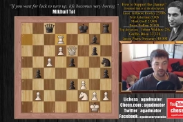 اگر می‌خواهید واژه Sacrifice در شطرنج را به معنای واقعی درک کنید، دیدن این بازی الزامیست! گریگوری سرپر در برابر یوانیس نیکولایدیس.