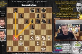 مسابقه قهرمانی شطرنج جهان 2021. مگنوس کارلسن در برابر یان نپومنیاشچی. بازی شماره 5