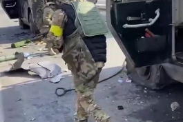 اوکراینیا دقایقی قبل یک گروهان روس رو موفق به انهدام شدن 💛💙 