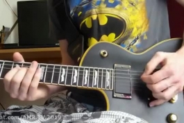 آهنگ وحشتناک زیبا ، BATMAN ، با گیتار ، شاهکار موسیقی