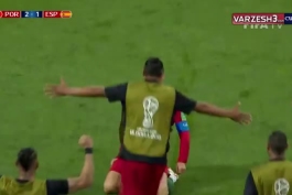 هتریک کریستیانو رونالدو مقابل اسپانیا جام جهانی 2018