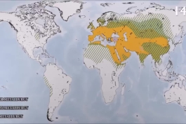 نقشه گسترش عصر فلز در تمدن بشر