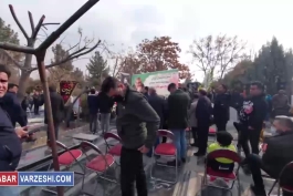 ویدیو : مراسم دومین سال درگذشت " مهرداد میناوند"  بازیکن تیم ملی و پرسپولیس