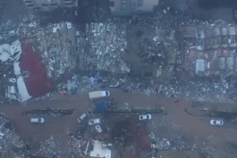 تصاویر هوایی از استان قهرمان مرعش ترکیه؛ بیش از نیمی از شهر کاملا ویران شده است