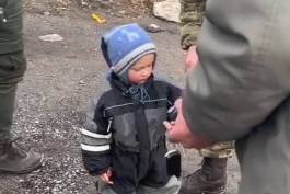 ویدئو اي دردناک از کودکان درشرایط جنگ اوکراین 