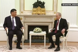 سفر شي جين پینگ رئیس جمهور چین به مسکو و دیدار با پوتین 