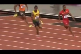 🏃🔥🏃 طوفان یوهان بلیک و اوسین بولت/ همکاری جالب جامائیکایی‌ها در دوی ۴ در ۱۰۰ متر امدادی المپیک (ویدئو)