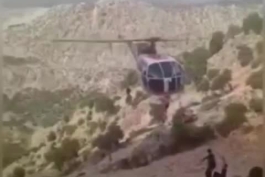 🎥 مهارت بالای خلبان هلی‌کوپتر اورژانس هوایی برای انتقال بیمار در منطقه زیلایی کهگیلویه و بویراحمد 