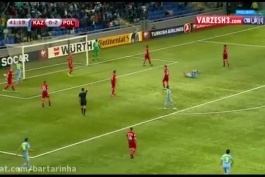 خلاصه بازی لهستان۲-۲قزاقستان مقدماتی جام جهانی ۲۰۱۸