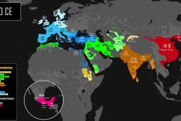 تاریخچه پیدایش خط و نوشتار تمدن های جهان بر روی نقشه    The Spread of Writing  