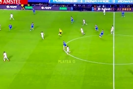 ویدئو از ادینسون کاوانی در اولین بازی خود با پیراهن بوکا جونیورز مقابل تیم ناسیونال اروگوئه در کوپا لیبرتادورس 2023