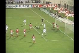 خلاصه بازی المپیک مارسی فرانسه 2-1 بنفیکا پرتغال (نیمه‌نهایی لیگ اروپا 1990) / فیلم