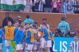 گل سوم آرژانتین در فینال جام جهانی از نگاه دوربین اختصاصی مسی