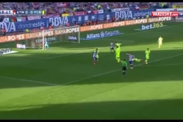 خلاصه بازی هفته ی 37 لالیگا 2014-2015 بارسلونا 1-0اتلتیکو مادرید 