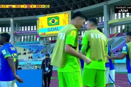 برزیل 2 -- 1 اکوادور / جام جهانی نوجوانان