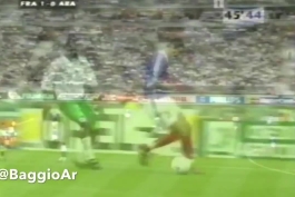 عملکرد عالی زیدان مقابل عربستان در جام جهانی ۱۹۹۸