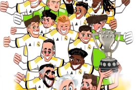 انیمیشن حمید سحری / قهرمانی رئال مادرید در لالیگا