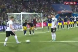 زیباترین گل تاریخ تونی کروس برای تیم ملی آلمان که در مقابل سوئد در جام جهانی 2018 به ثمر رسید  مهندس آلمانی پس از پایان یورو 2024 از دنیایی فوتبال خداحافظی میکند 