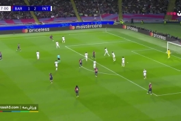 ویدیو خلاصه بازی بارسلونا 3 اینتر 3 