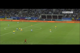 زیباترین گل لیونل مسی برای آرژانتین در بازی های ملی سال ۲۰۱۰ مقابل برزیل با گزارش عادل فردوسی‌پور 