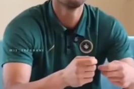 نیما میرزازاد دروازه‌بان سپاهان: اگر داور بودم هر بازی دو بار شجاع خلیل زاده رو اخراج می کردم 😂 