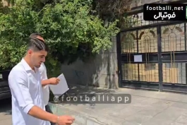 ورود سعید سحرخیزان برای عقد قرارداد با استقلال+ فیلم
