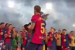 🔺اینیگو، بازیکن همیشگی بارسلونا 💙❤️