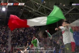 گل پنجم ایتالیا به استونی (مقدماتی جام جهانی 2026)