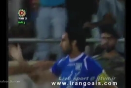  گل مارادونایی زیبای فرهاد مجیدی به سپاهان / مجیدی در بازی مقابل سپاهان درخشید و با یک حرکت انفرادی و دریبل چهار بازیکن گل فوق العاده ای وارد دروازه تیم اصفهانی کرد 