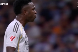 اعتراض شدید وینیسیوس به آلونسو موقع تعویض (زیرنویس اسپانیایی شبکه DAZN)