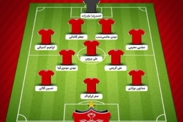ترکیب منتخب تاریخ پرسپولیس در داربی با حضور علیرضا بیرانوند _ صفر ایرانپاک _ علی کریمی _ مهدی مهدوی کیا