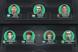 مقایسه ترکیب منتخب بازیکنان سفیدپوست و سیاه‌پوست؛ با حضور مسی، رونالدو، پله و رونالدینیو/ کدام تیم قوی‌تر است و این نبرد رویایی را می‌برد؟