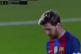 پلی به گذشته؛ گل دقیقه ۹۰ سرخیو راموس به بارسلونا در فصل 2016/17