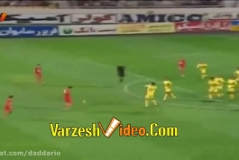 گل علی دایی به فجر سپاسی زیباترین والی تاریخ لیگ برتر خلیج فارس است؛ شوت شهریار دروازه سید مهدی رحمتی را پاره کرد