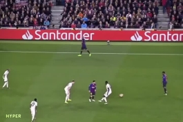 سوپر هتریک هایی مسی در مقابل رئال مادرید 