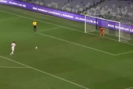 پنالتی از دست رفته میلاد محمدی مقابل ازبکستان 