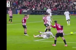 یه زمانی خشونت الکلاسیکو اینجوری بود...یادش ب خیر..راموس_مسی