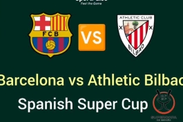 شبکه‌های پخش زنده بارسلونا - اتلتیک بیلبائو سوپرکاپ اسپانیا ساعت ۲۲:۳۰