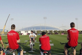 گزارش تصویری از تمرینات منچستر یونایتد در قطر